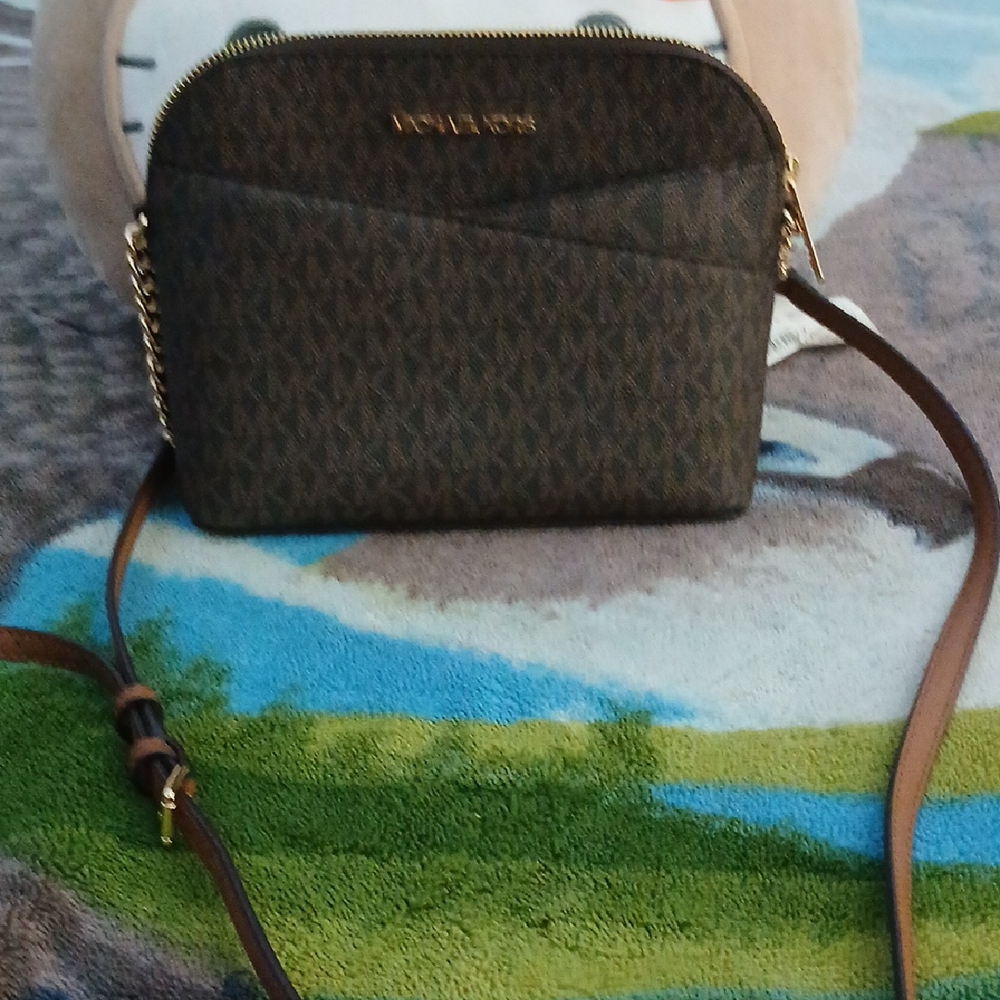Authentic Michael Kors Brown Crossbody Bag